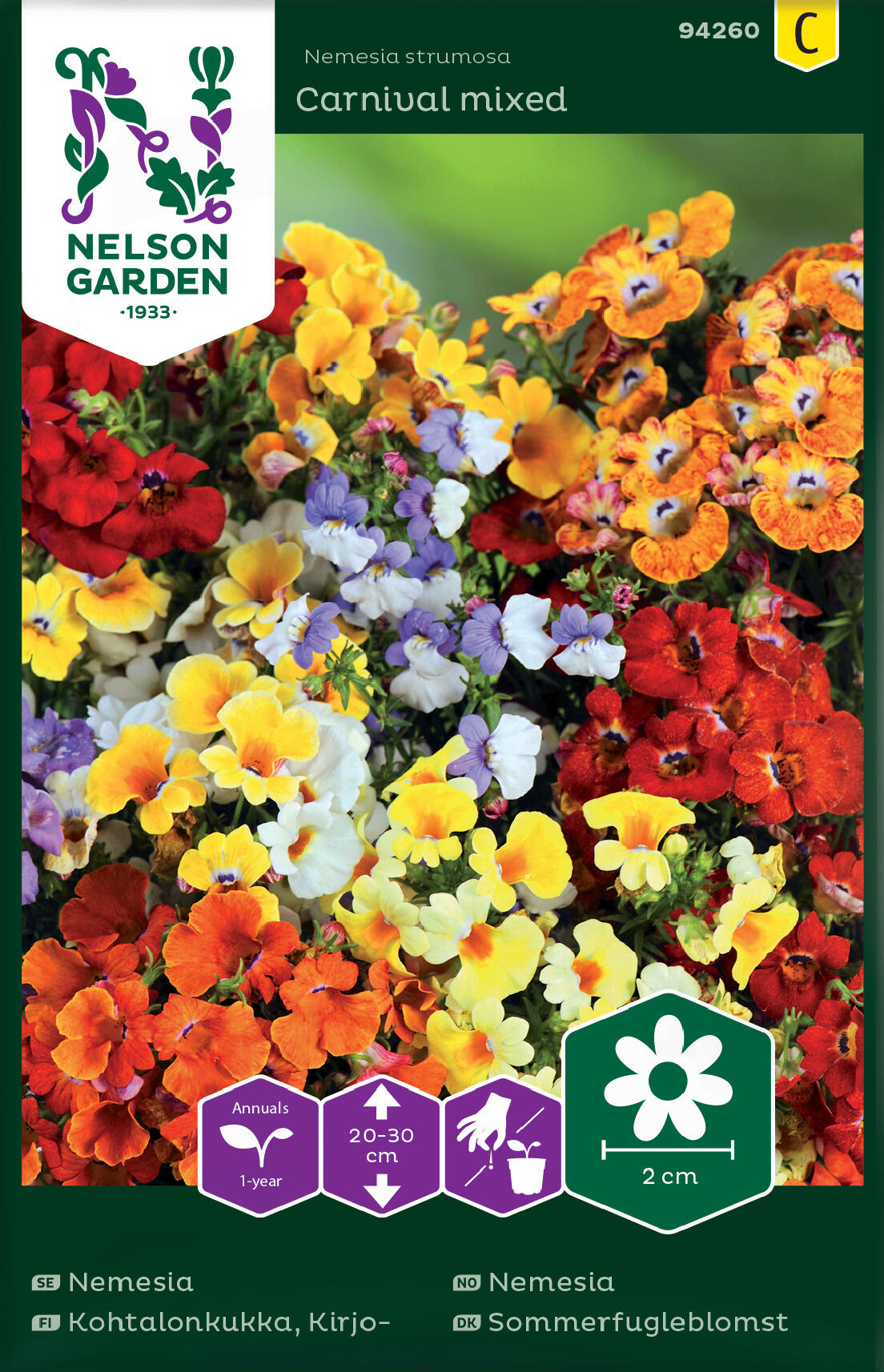 Nemesia Carnival blandat